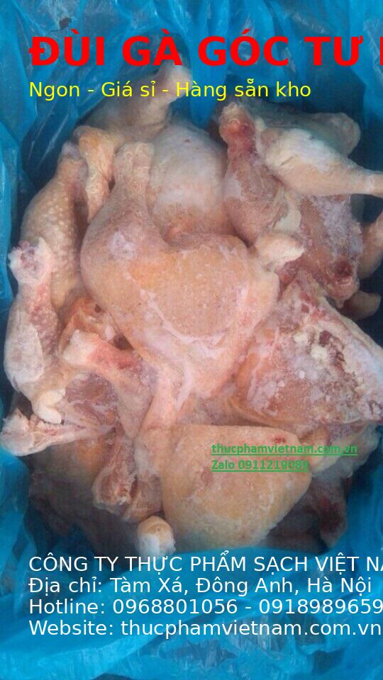 Đùi gà góc tư Mỹ 400-500g/đùi giá cạnh tranh